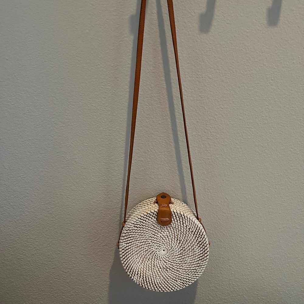 Boho straw bag